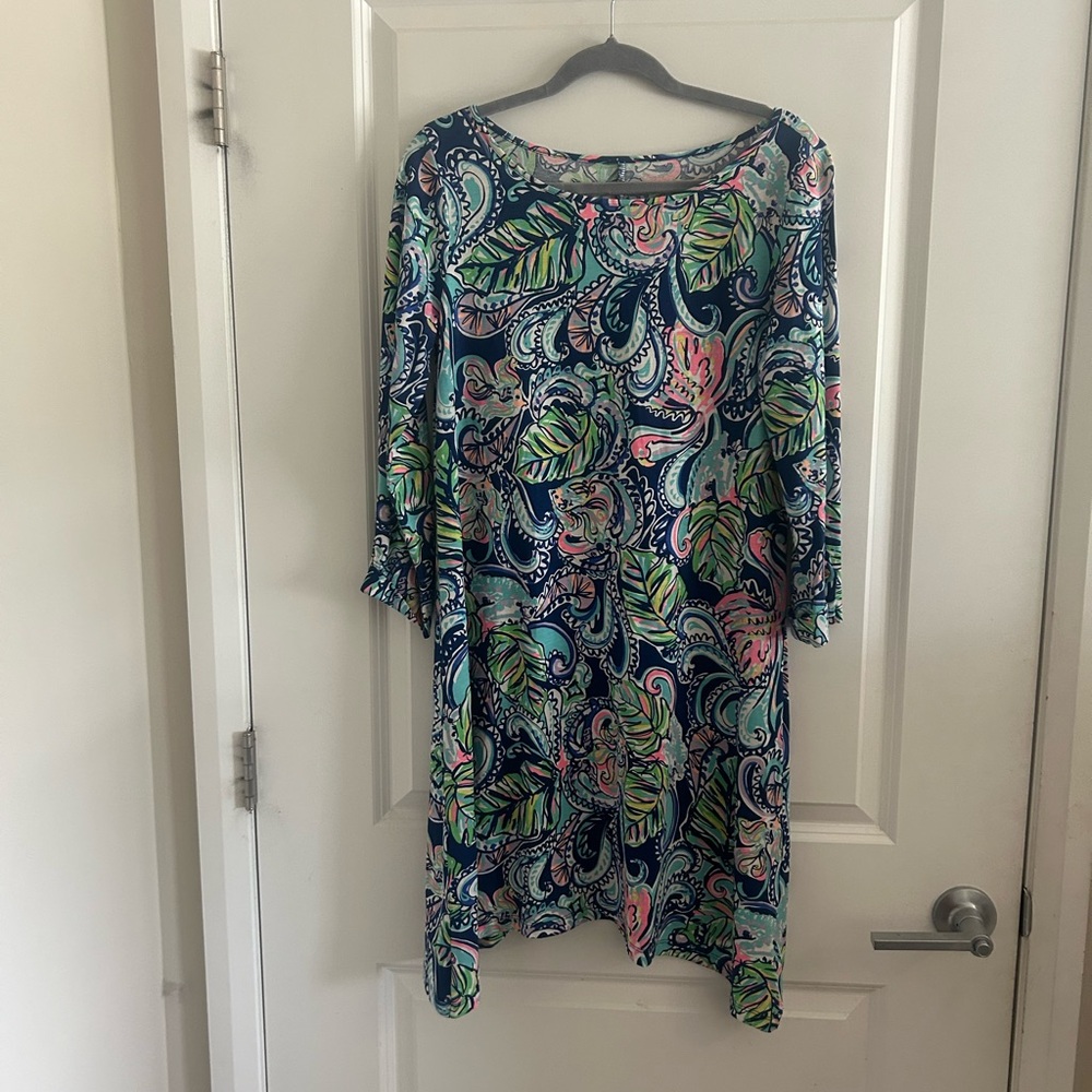 Lilly Pulitzer Vibrant Paisley Cotton Top